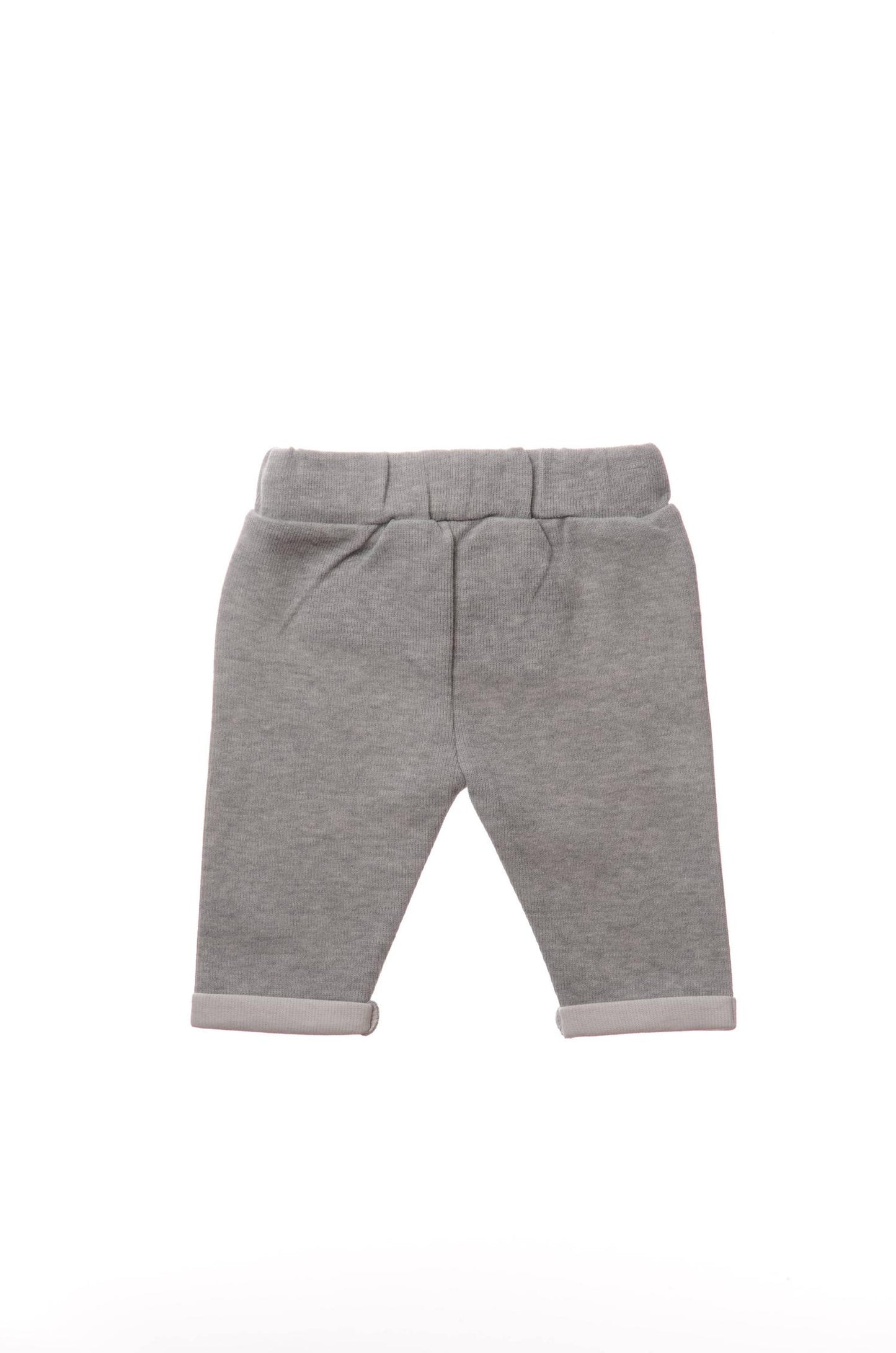 Lässiger Strick-Look für kleine Entdecker! Die bequeme Babyhose aus 100% weicher Baumwolle überzeugt mit Komfortbund und stylischen Zierknöpfen.