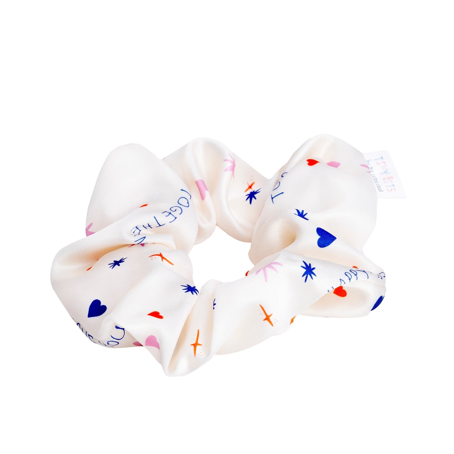 Verhindert Ziepen und Haarbruch! Das weiche Satin-Scrunchie bändigt feines Kinderhaar sicher und sieht dabei zauberhaft glänzend aus.