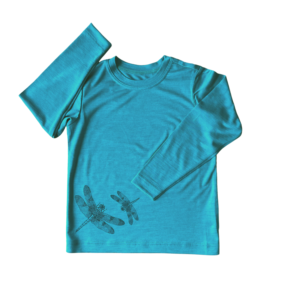 Die natürliche Klimaanlage für Kinderhaut! Luxuriöses Shirt aus Bio-Merinowolle und Seide, das wärmt, ohne zu überhitzen. 100% schadstofffrei.