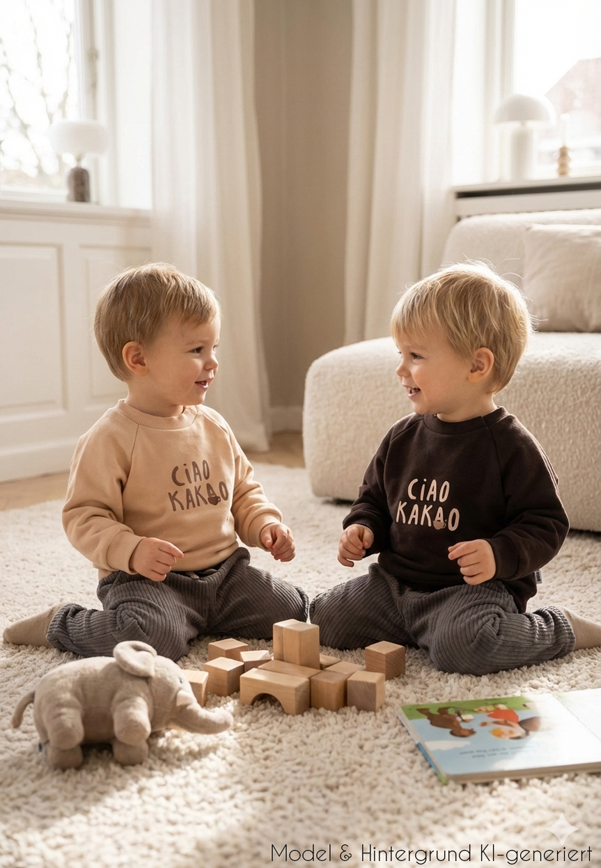 Der Gute-Laune-Garant für jeden Tag! Das trendige Sweatshirt mit dem beliebten """"Ciao Kakao""""-Print ist kuschelweich und lässig geschnitten.""