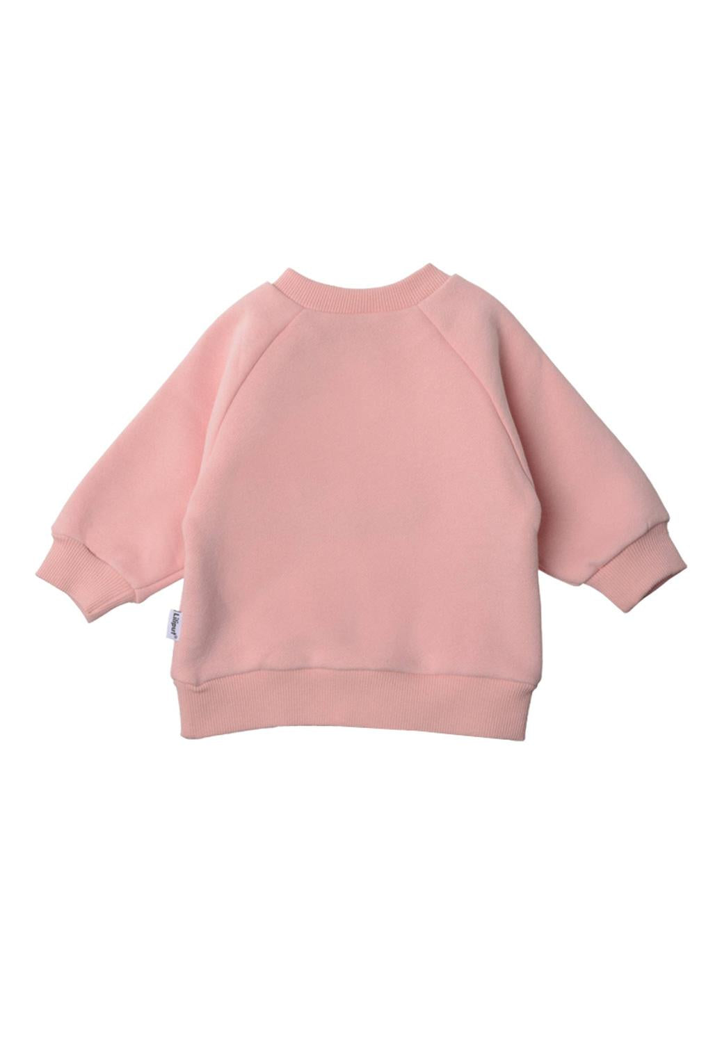 Verbreitet sofort Fröhlichkeit! Das Gute-Laune-Sweatshirt in trendigem Dusty Pink mit Smiley-Print ist innen kuschelweich und ein echter Modetrend.