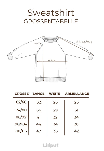 Kuschelig warm und magisch schön. Das fliederfarbene Sweatshirt mit Mond-Print ist der bequeme Alltagsbegleiter für kleine Träumer und Abenteurer.