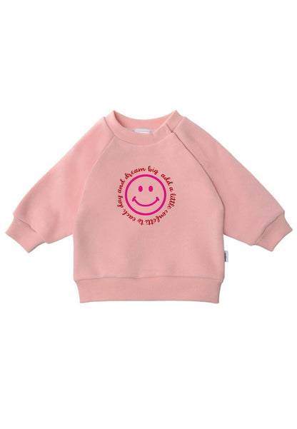 Bring Konfetti in den Alltag! Das dunkelblaue Sweatshirt mit inspirierendem """"Add a little confetti""""-Print steckt voller positiver Energie und wärmt toll.""