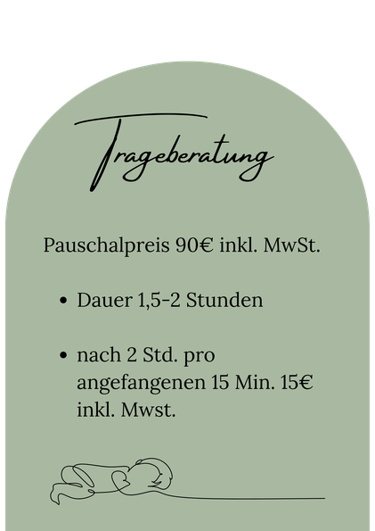 Preise und Online-Buchung für eine individuelle Trageberatung im Babyladen in Bargteheide
