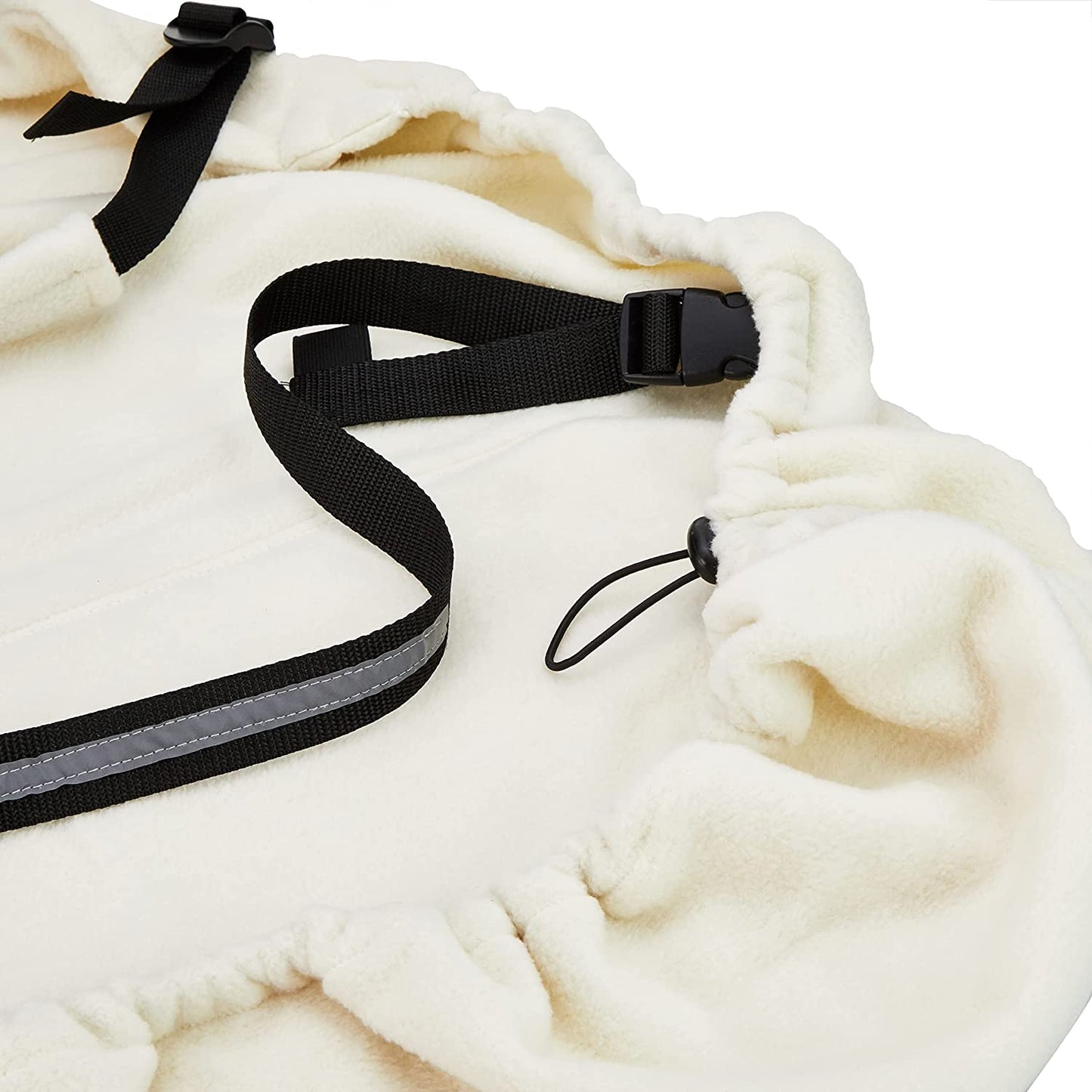 Die wärmende Schicht für kalte Tage! Das kuschelige Fleece-Cover passt universell über jede Babytrage und bietet Reflektoren für mehr Sicherheit.