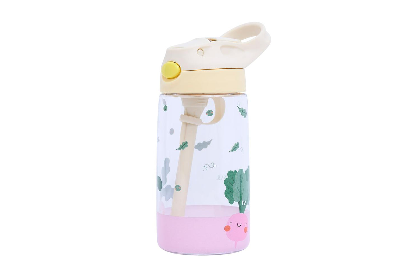 Bruchsicher & auslaufsicher für unterwegs. Die leichte BPA-freie Tritan-Flasche für Kinder punktet mit einem kinderleichten Strohhalm-Verschluss.