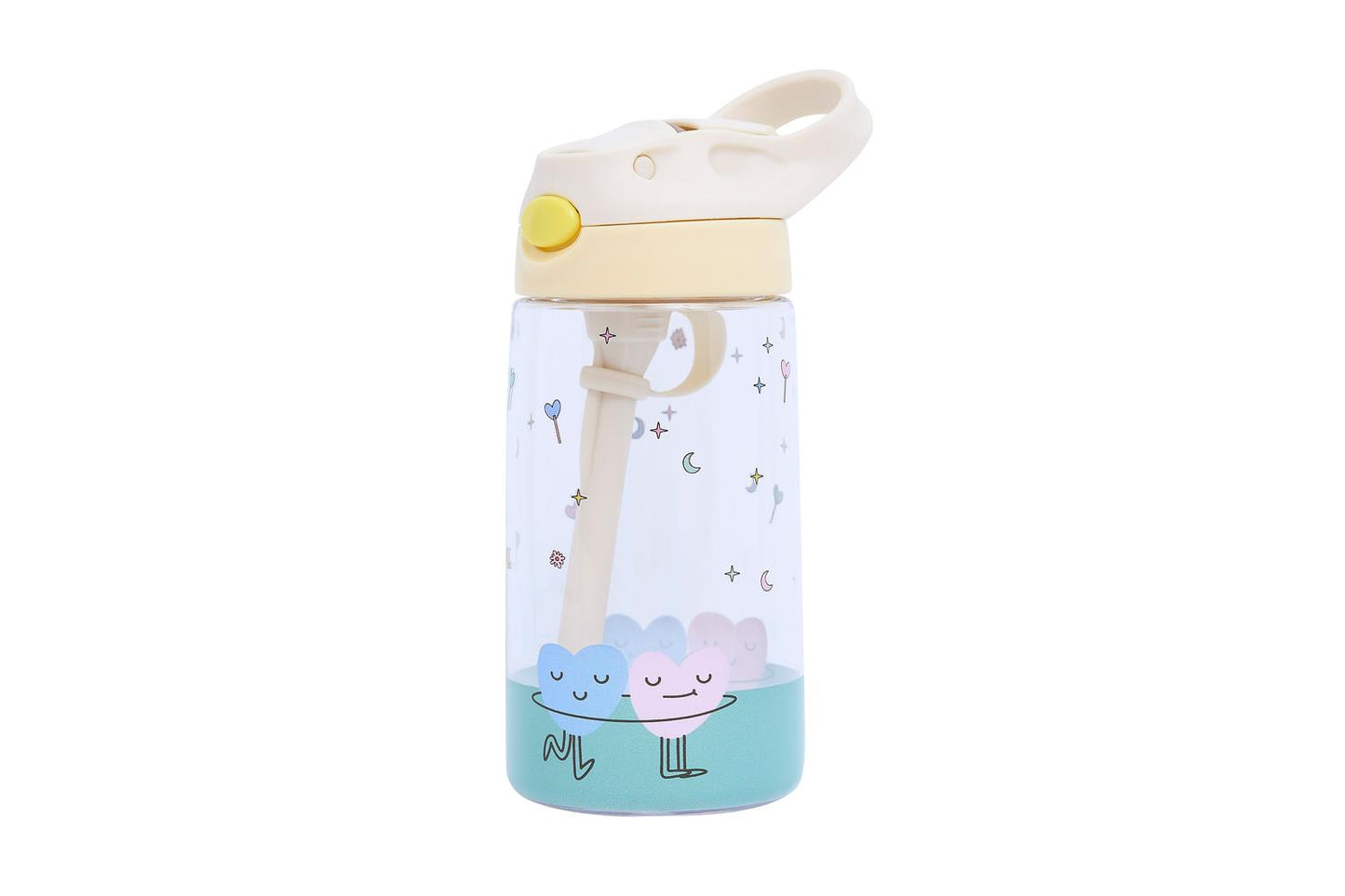 Bruchsicher & auslaufsicher für unterwegs. Die leichte BPA-freie Tritan-Flasche für Kinder punktet mit einem kinderleichten Strohhalm-Verschluss.