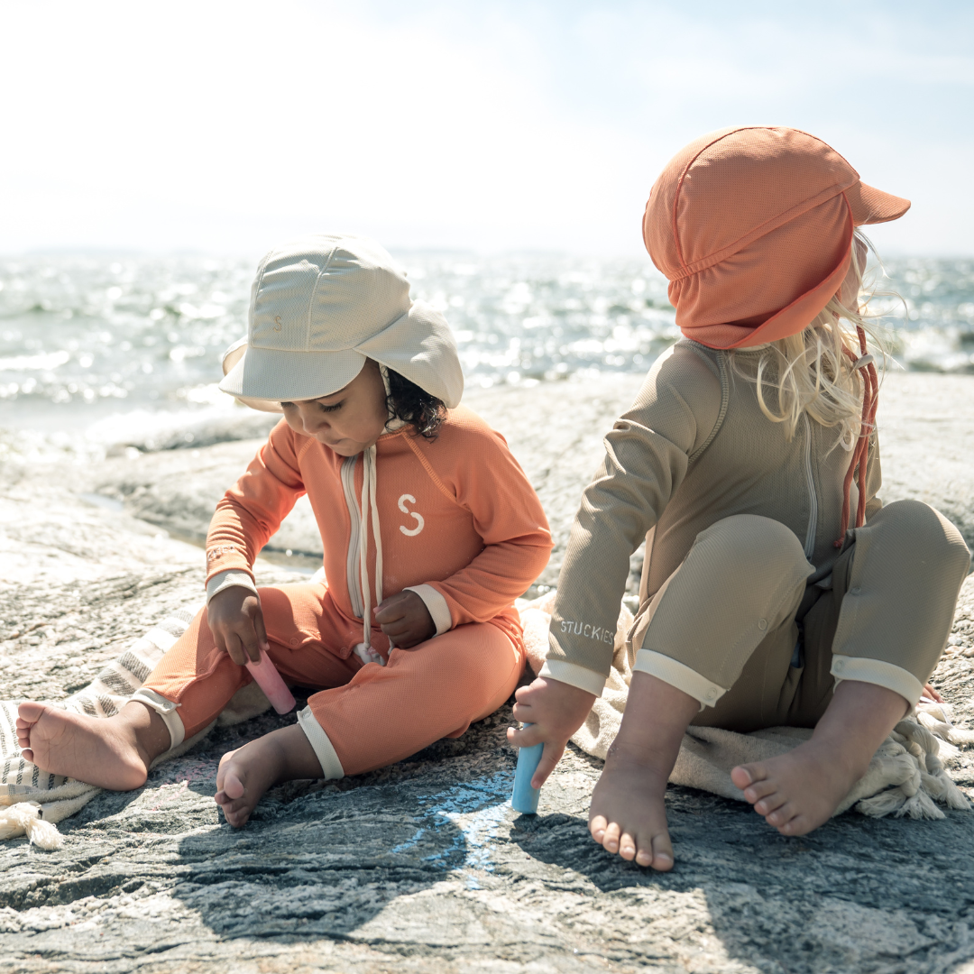 Sicherer Schutz für empfindliche Babyhaut! Der UV-Badeanzug (UPF 50+) reduziert lästiges Eincremen und schützt großflächig am Strand und Pool.