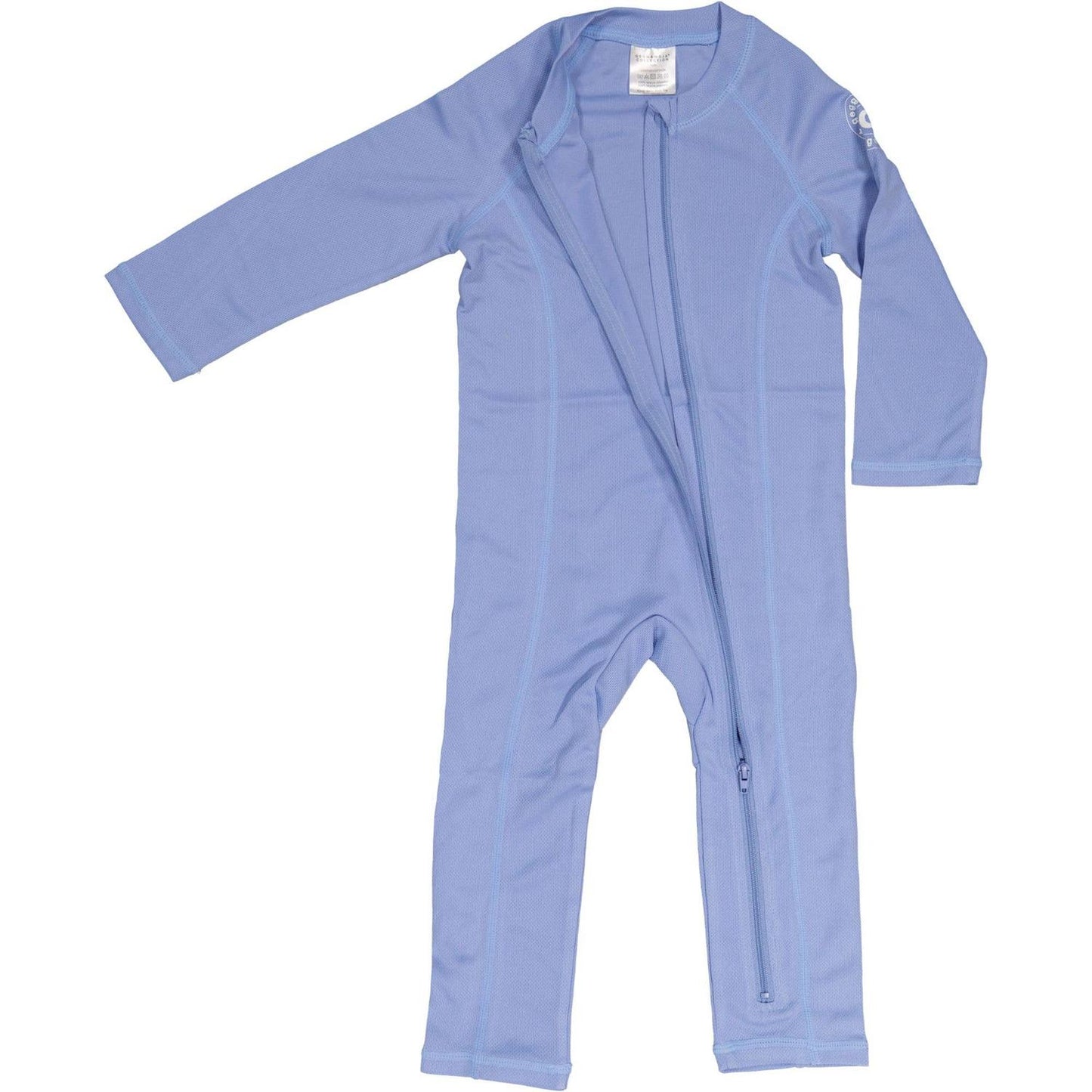 Der Rundum-Schutz fürs kühle Nass! Der bequeme UV-Anzug (UPF 50+) schützt empfindliche Babyhaut zuverlässig vor der Sonne und ist schnelltrocknend.
