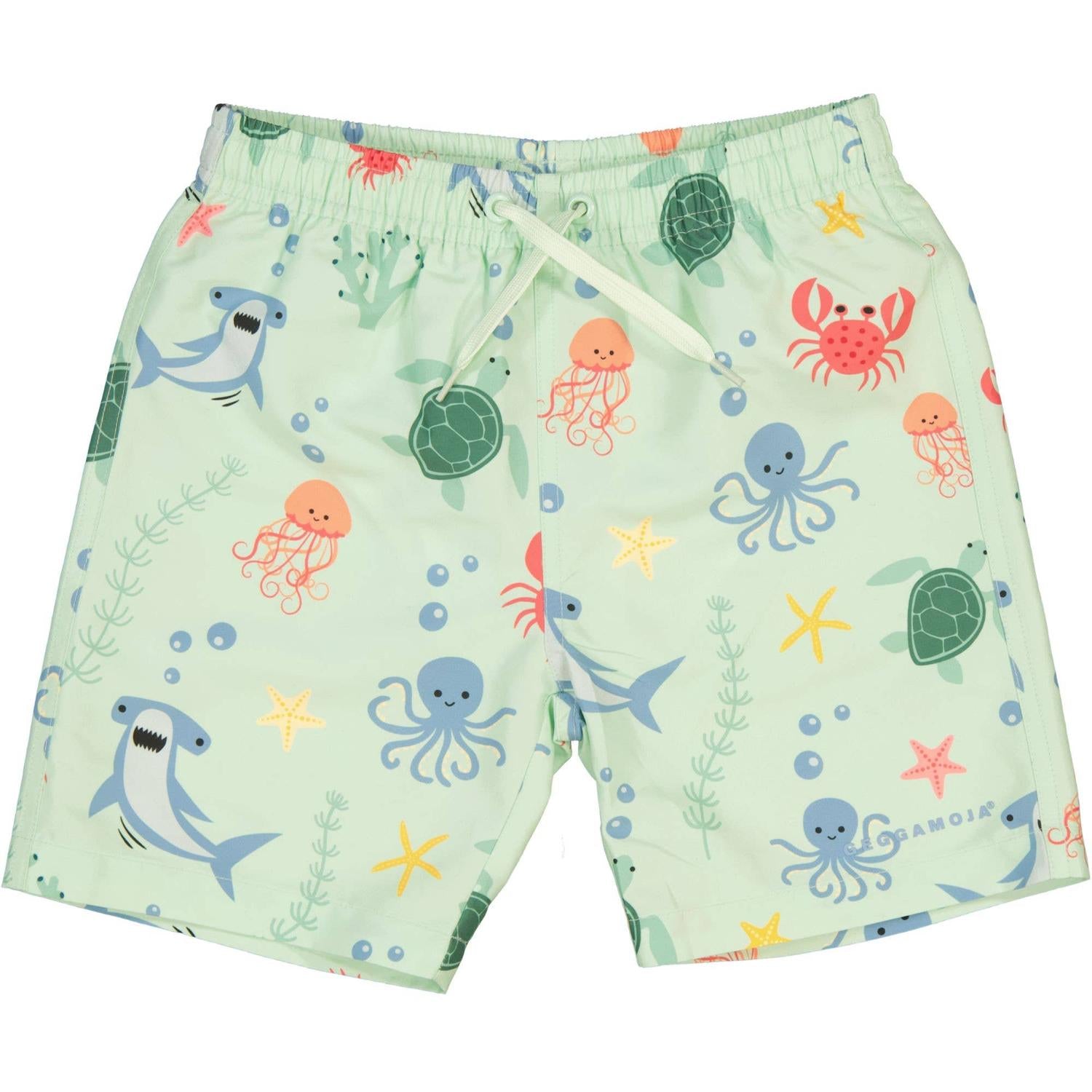 Lässige Badeshorts mit UV-Schutz 50+ für kleine Wasser-Fans! Schnelltrocknend, bequem und mit sicherem Halt für wilde Wasserspiele.