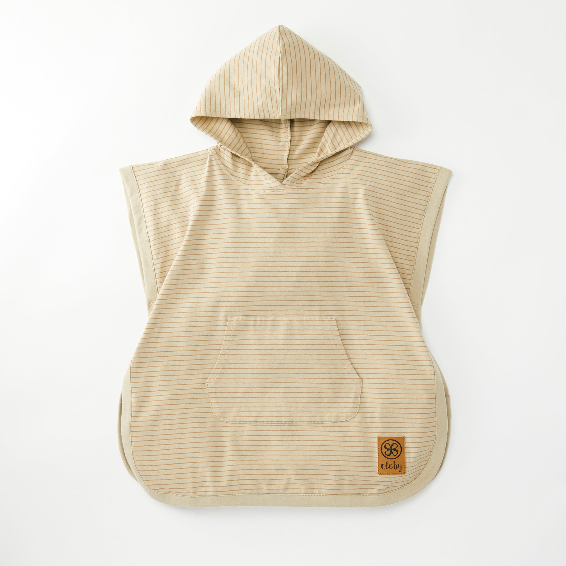 Cloby UV Poncho UPF 50+ – aus Bambus-Mix, ultraweich, schnelltrocknend & chemiefrei. Mit Kapuze & Druckknöpfen. Für 1–5 Jahre. Jetzt entdecken!