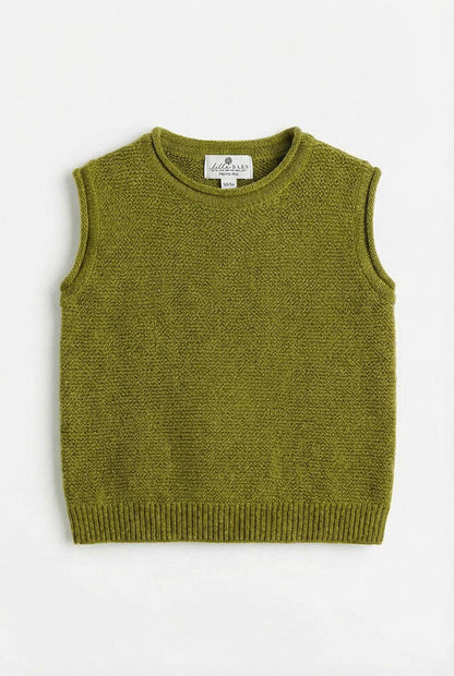 Merinowolle gestrickte Baby-Weste
