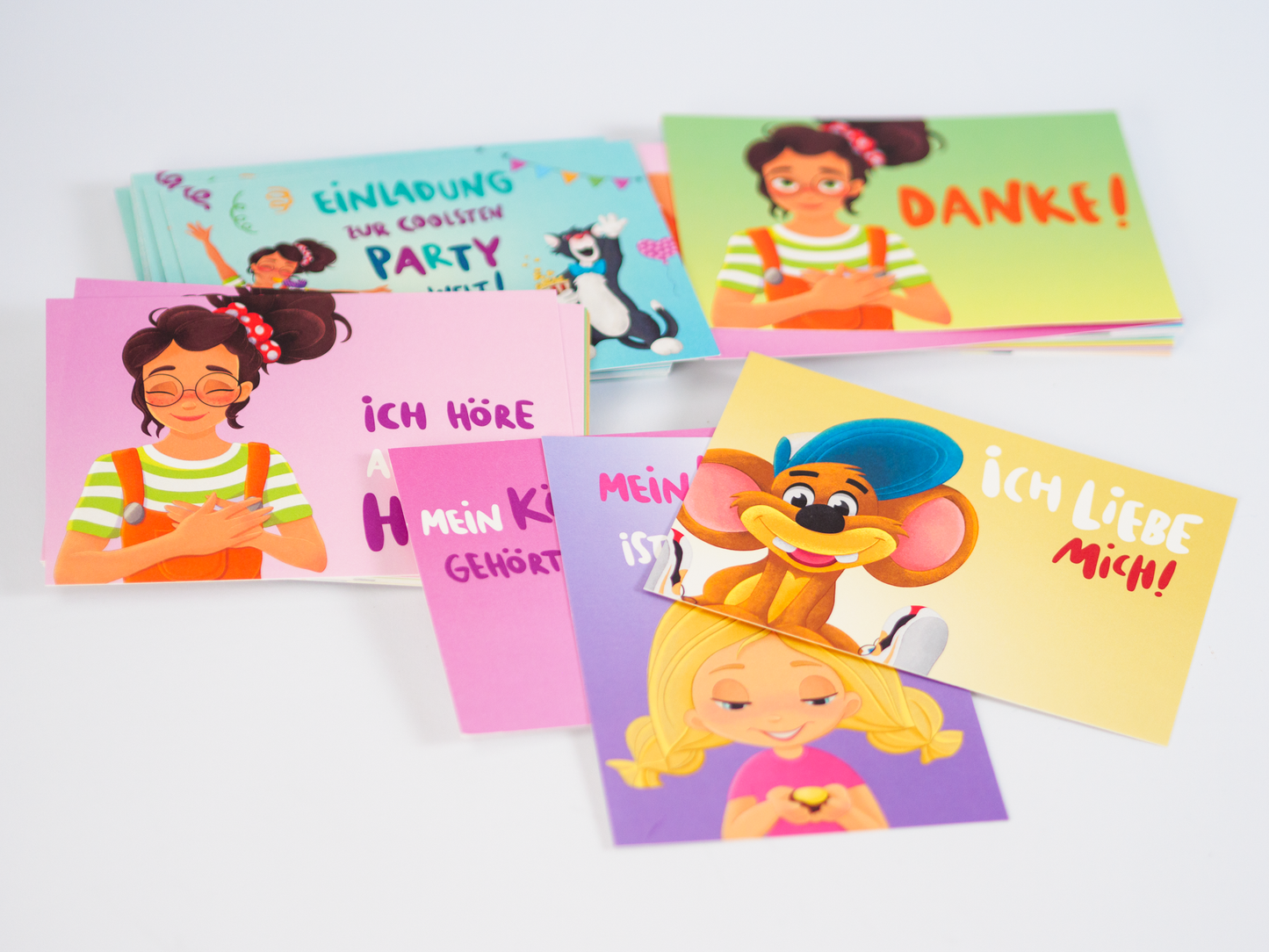 MiRA Postkarten Bundle + Affirmationskarten